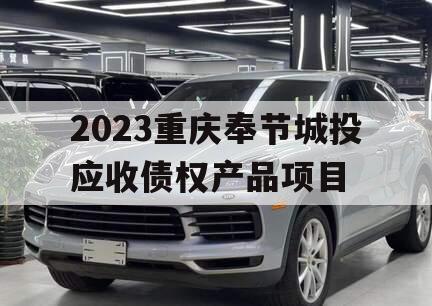 2023重庆奉节城投应收债权产品项目