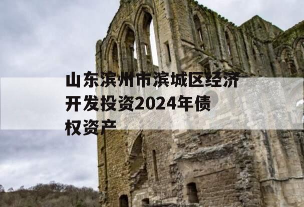 山东滨州市滨城区经济开发投资2024年债权资产