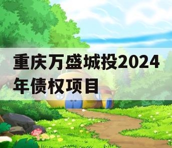 重庆万盛城投2024年债权项目