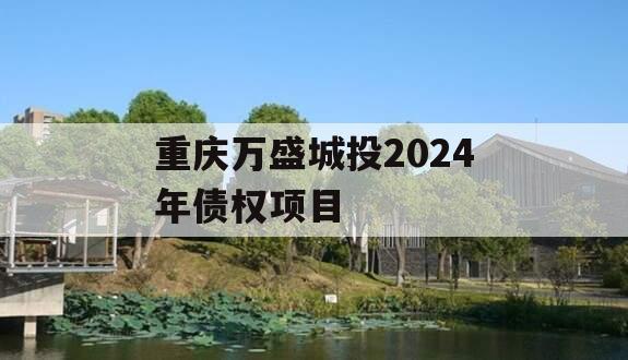 重庆万盛城投2024年债权项目