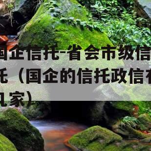 国企信托-省会市级信托（国企的信托政信有几家）