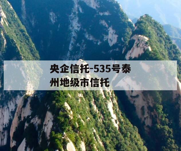 央企信托-535号泰州地级市信托