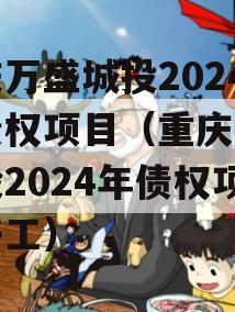 重庆万盛城投2024年债权项目（重庆万盛城投2024年债权项目开工）