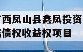 广西凤山县鑫凤投资发展债权收益权项目