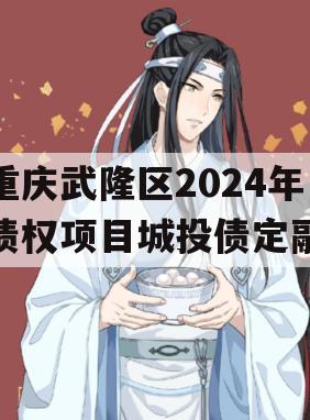 重庆武隆区2024年债权项目城投债定融