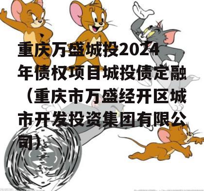 重庆万盛城投2024年债权项目城投债定融（重庆市万盛经开区城市开发投资集团有限公司）