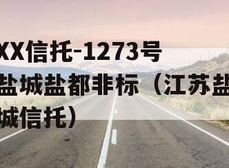 XX信托-1273号盐城盐都非标（江苏盐城信托）