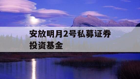 安放明月2号私募证券投资基金