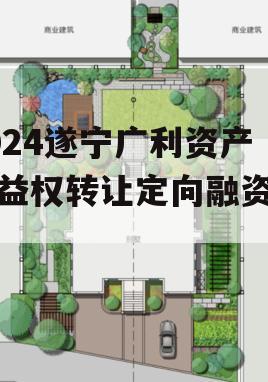 2024遂宁广利资产收益权转让定向融资计划