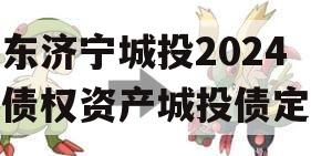 山东济宁城投2024年债权资产城投债定融