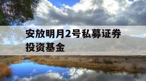 安放明月2号私募证券投资基金