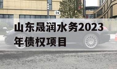 山东晟润水务2023年债权项目