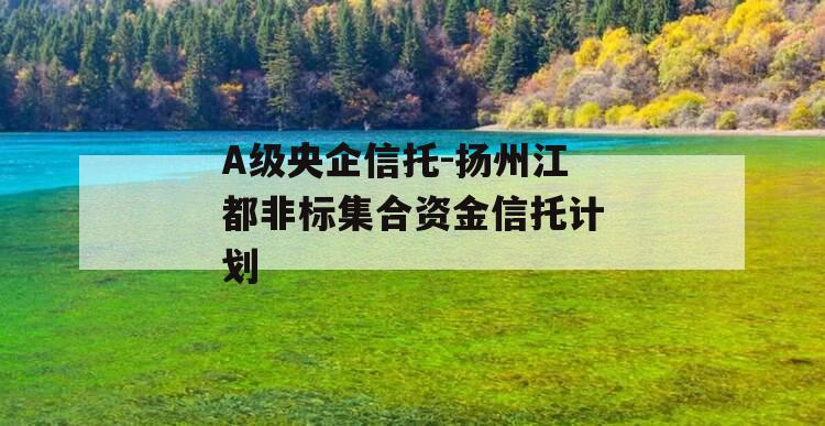 A级央企信托-扬州江都非标集合资金信托计划