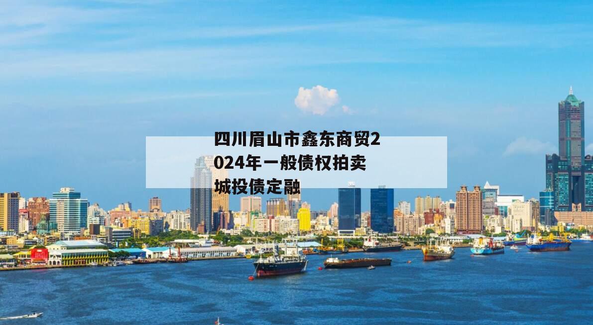 四川眉山市鑫东商贸2024年一般债权拍卖城投债定融