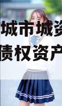 山东邹城市城资控股2024年债权资产城投债定融