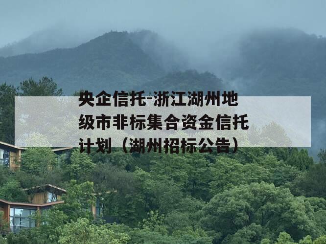 央企信托-浙江湖州地级市非标集合资金信托计划（湖州招标公告）