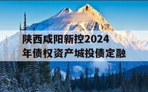 陕西咸阳新控2024年债权资产城投债定融