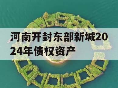 河南开封东部新城2024年债权资产
