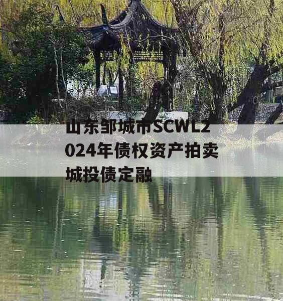 山东邹城市SCWL2024年债权资产拍卖城投债定融