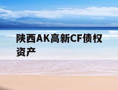 陕西AK高新CF债权资产