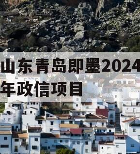 山东青岛即墨2024年政信项目