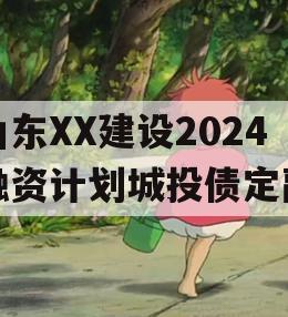 山东XX建设2024融资计划城投债定融