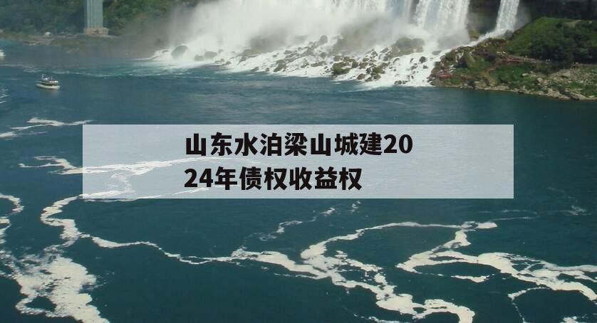 山东水泊梁山城建2024年债权收益权