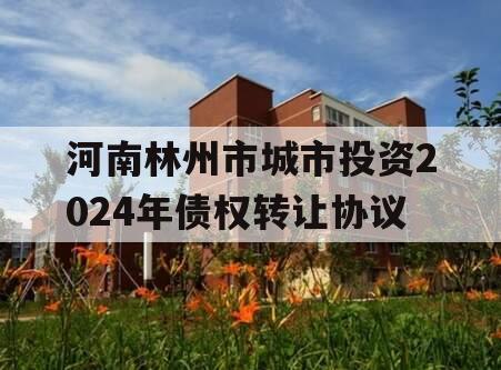 河南林州市城市投资2024年债权转让协议