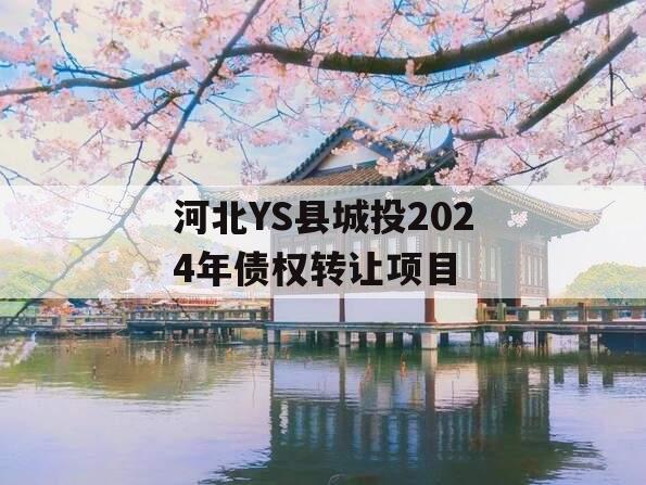 河北YS县城投2024年债权转让项目