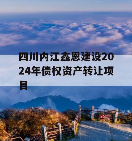 四川内江鑫恩建设2024年债权资产转让项目