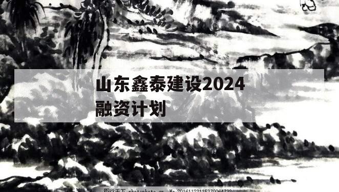 山东鑫泰建设2024融资计划