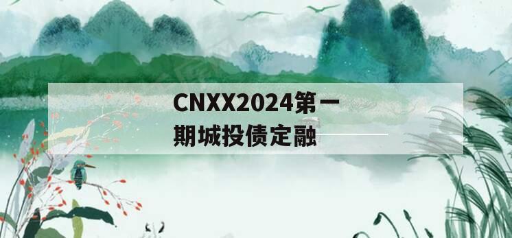 CNXX2024第一期城投债定融