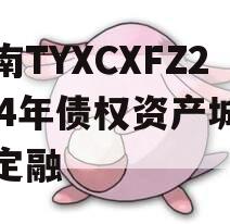 河南TYXCXFZ2024年债权资产城投债定融