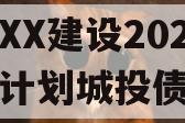 山东XX建设2024融资计划城投债定融