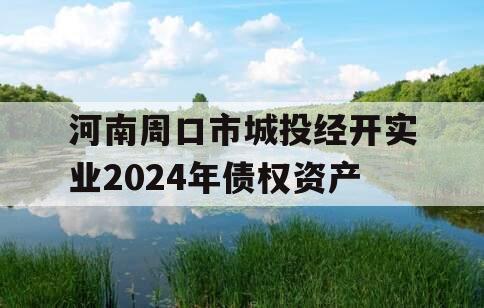 河南周口市城投经开实业2024年债权资产