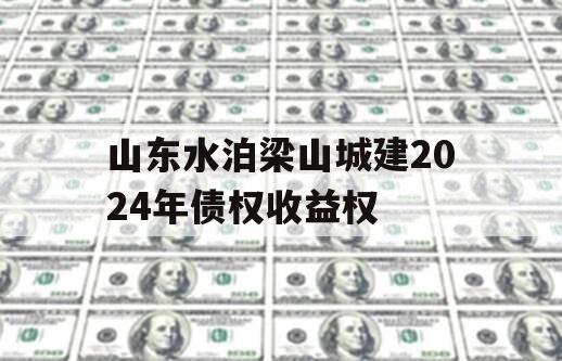 山东水泊梁山城建2024年债权收益权