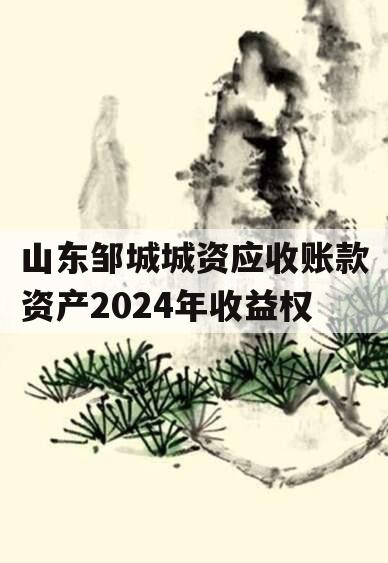 山东邹城城资应收账款资产2024年收益权