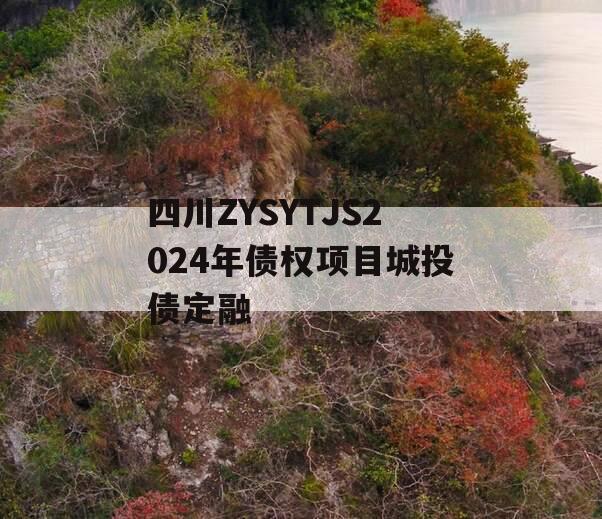 四川ZYSYTJS2024年债权项目城投债定融