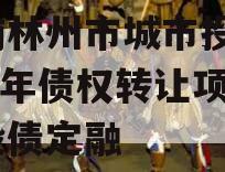 河南林州市城市投资2024年债权转让项目城投债定融