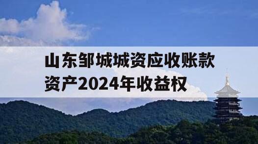 山东邹城城资应收账款资产2024年收益权