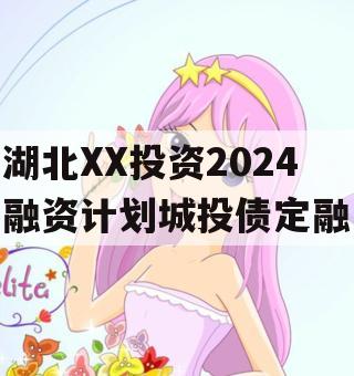 湖北XX投资2024融资计划城投债定融