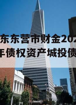 山东东营市财金2024年债权资产城投债定融