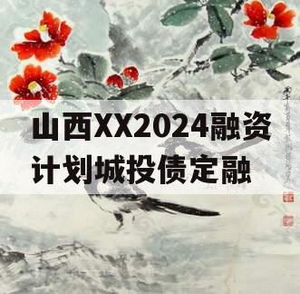 山西XX2024融资计划城投债定融