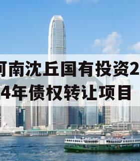 河南沈丘国有投资2024年债权转让项目