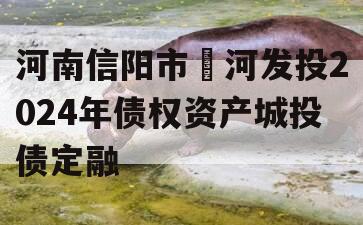 河南信阳市浉河发投2024年债权资产城投债定融