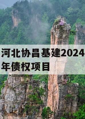 河北协昌基建2024年债权项目