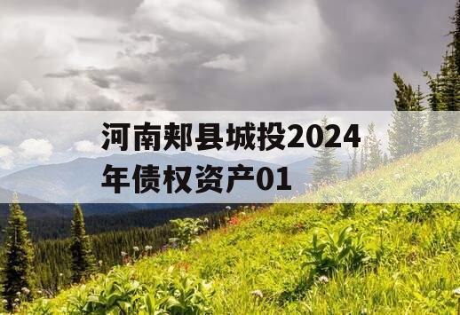 河南郏县城投2024年债权资产01