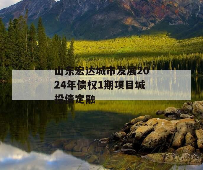 山东宏达城市发展2024年债权1期项目城投债定融