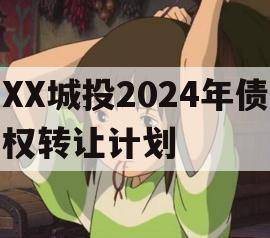 XX城投2024年债权转让计划