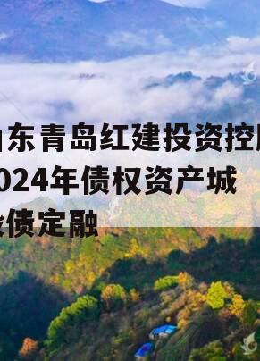 山东青岛红建投资控股2024年债权资产城投债定融